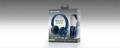 Muse M-276BTB słuchawki/zestaw słuchawkowy Przewodowy i Bezprzewodowy Opaska na głowę Połączenia/muzyka Bluetooth Niebieski - 2671849