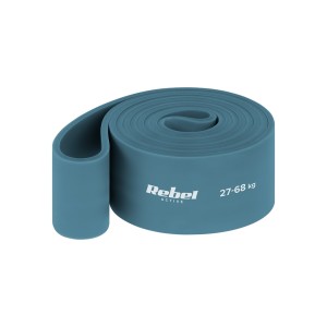 Guma do ćwiczeń lateksowa - Power Band PL-6, niebieska 27-68 kg  REBEL ACTIVE