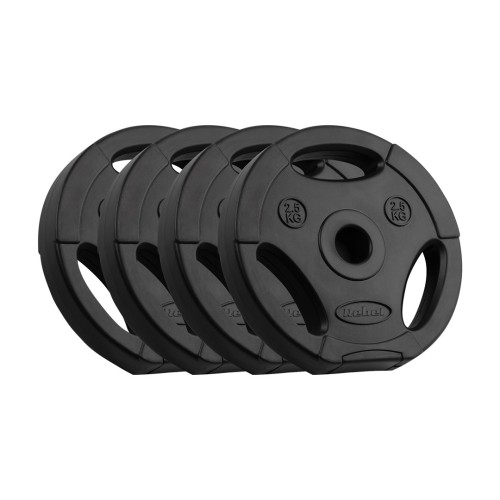 Obciążenie bitumiczne zestaw 4x2.5kg, otwór 31mm, talerz z uchwytami, REBEL ACTIVE - 2681778