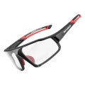 Okulary rowerowe Rockbros SP216BK fotochromowe UV400 - czarno-czerwone - 2681859