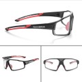 Okulary rowerowe Rockbros SP216BK fotochromowe UV400 - czarno-czerwone - 2681855