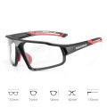 Okulary rowerowe Rockbros SP216BK fotochromowe UV400 - czarno-czerwone - 2681854