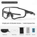 Okulary rowerowe Rockbros 10181 fotochromowe UV400 - czarne - 2681861
