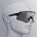 Okulary rowerowe Rockbros polaryzacyjne z ochroną UV i wkładką korekcyjną - szare - 2681877