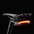 Lampka rowerowa tylna Rockbros LKWD-R1 z laserem i pilotem + kabel micro USB - USB-A - czarna - 2681898