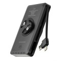 Lampka rowerowa Rockbros JP008 przednia pod licznik z powerbankiem 5000mAh 150lm IPX6 - czarna - 2681912
