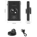 Lampka rowerowa Rockbros JP008 przednia pod licznik z powerbankiem 5000mAh 150lm IPX6 - czarna - 2681905