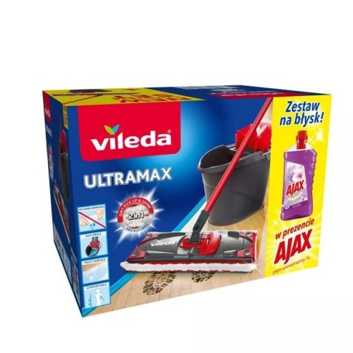 Zestaw Vileda Ultramax BOX + Ajax - 2673037