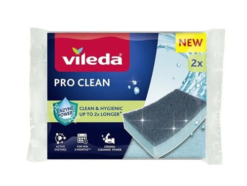 Zmywak z enzymami Vileda Pro Clean 2 szt. - 2673041