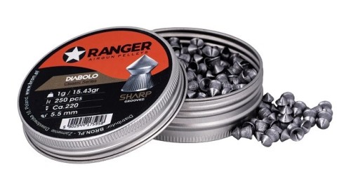 Śrut 5,5 mm RANGER Diabolo Sharp szpic 250 szt. 1,00 g - 2673128