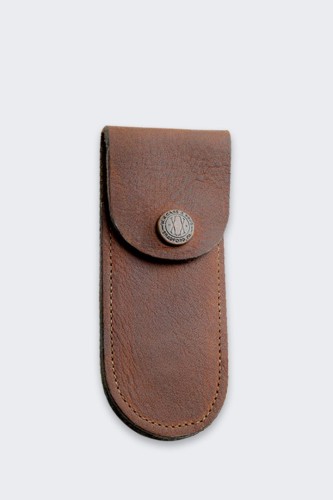 Miękkie Etui Skórzana do Noży Case Medium Brown - 2682001