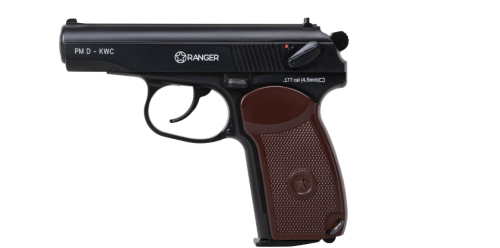 Wiatrówka pistolet RANGER PM Diabolo KWC kal. 4,5 2x6 strz. FULL METAL CO2 (AAKCPD441AZB) - 2673195