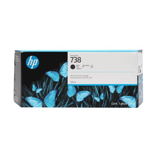 HP Wkład z atramentem czarnym DesignJet 738 300 ml - 2682644