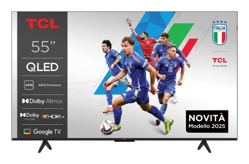 Telewizor TCL 55P79K QLED 55" 4K Ultra HD Google TV Dolby Atmos DVB-T2 Metaliczny - 2675903