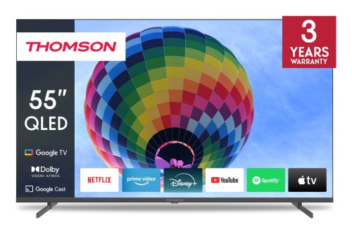 Thomson 55QG4S14 Telewizor 139,7 cm (55") 4K Ultra HD Smart TV Wi-Fi Szary - 2675714