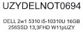 DELL LATITUDE 2w1 5310 i7-10610U 16GB 256GB SSD 13,3" FHD(dotyk) Win11pro + zasilacz UŻYWANY - 2676213