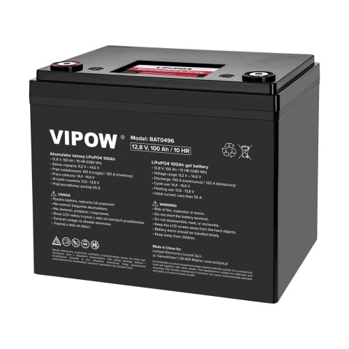 Akumulator LiFePO4 100Ah z BMS - 2683345