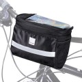 Wozinsky torba rowerowa na kierownicę z etui na telefon 2 l czarny (WBB12BK) - 2632682