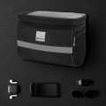 Wozinsky torba rowerowa na kierownicę z etui na telefon 2 l czarny (WBB12BK) - 2632686