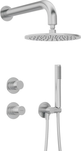 Zestaw prysznicowy podtynkowy z głowicą prysznicową - 2683539