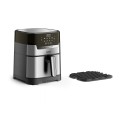 Tefal Easy Fry & Grill EY505D Pojedyńczy 4,2 l Autonomiczny 1550 W Frytkownica na gorące powietrze Stal nierdzewna - 1521730
