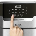 Tefal Easy Fry & Grill EY505D Pojedyńczy 4,2 l Autonomiczny 1550 W Frytkownica na gorące powietrze Stal nierdzewna - 2683626