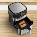 Tefal Easy Fry & Grill EY505D Pojedyńczy 4,2 l Autonomiczny 1550 W Frytkownica na gorące powietrze Stal nierdzewna - 1521721