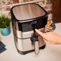 Tefal Easy Fry & Grill EY505D Pojedyńczy 4,2 l Autonomiczny 1550 W Frytkownica na gorące powietrze Stal nierdzewna - 2683628
