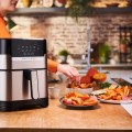 Tefal Easy Fry & Grill EY505D Pojedyńczy 4,2 l Autonomiczny 1550 W Frytkownica na gorące powietrze Stal nierdzewna - 2683629