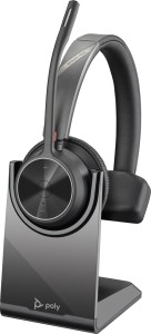Słuchawki z mikrofonem Poly Voyager 4310 UC Mono +BT700 USB-A Adapter +Charging Stand czarne