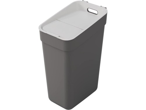 CURVER KOSZ DO SEGREGACJI ŚMIECI 30L  /CIEMNY SZARY/ JASNY SZARY - 2683740