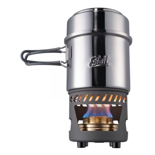 ESBIT Cookset z palnikiem alkoholowym Słoiczek 0,985 l Stal nierdzewna - 2684270