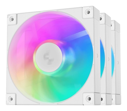 Wentylator Deepcool R-FD12-BKAPN3-G ARGB-3 IN 1 Performance 120mm Fan White 3-Pack - 2684794