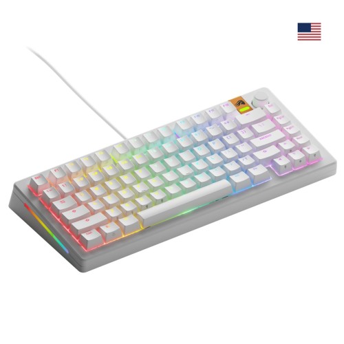 Glorious Gaming GMMK 3 HE 75% Prebuilt klawiatura USB QWERTY US English Biały - 2685289