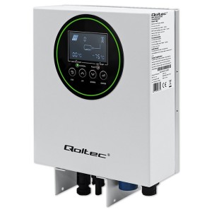 Inwerter solarny Qoltec Przetwornica do grzania wody ECO Solar Boost | MPPT | BYPASS | LCD | 3kW/4kW | Wi-Fi