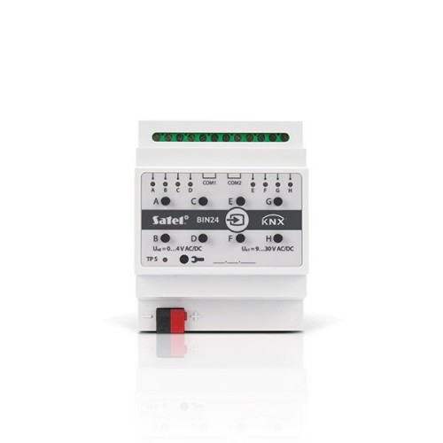 Satel KNX-BIN24 inteligentny dom - sterownik Montaż na szynie DIN 8 kan. - 1888823