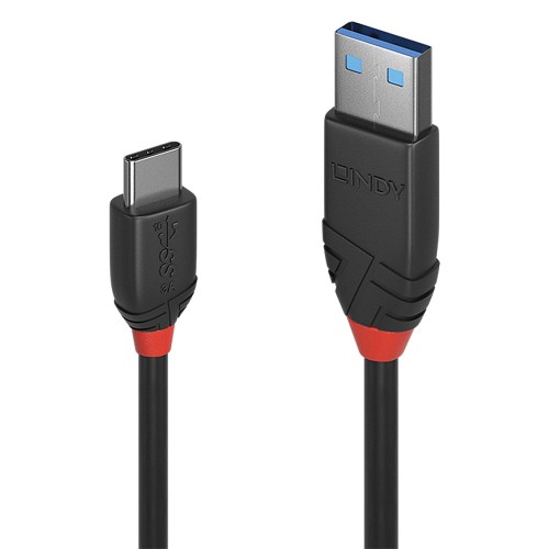 Lindy 36917 kabel USB USB 3.2 Gen 1 (3.1 Gen 1) 1,5 m USB A USB C Czarny - 2685369