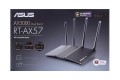 ASUS RT-AX57 router bezprzewodowy Gigabit Ethernet Dual-band (2.4 GHz/5 GHz) Czarny - 2500463