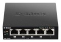 D-Link DGS-1005P/E łącza sieciowe Nie zarządzany Gigabit Ethernet (10/100/1000) Obsługa PoE Czarny - 2685532