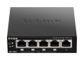 D-Link DGS-1005P/E łącza sieciowe Nie zarządzany Gigabit Ethernet (10/100/1000) Obsługa PoE Czarny - 1889903