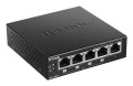 D-Link DGS-1005P/E łącza sieciowe Nie zarządzany Gigabit Ethernet (10/100/1000) Obsługa PoE Czarny - 2685533