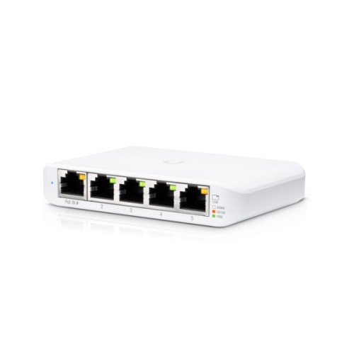 Ubiquiti Networks UniFi switch zarządzalny Flex Mini (5-pack) Gigabit Ethernet (10/100/1000) Obsługa PoE Biały - 2685540