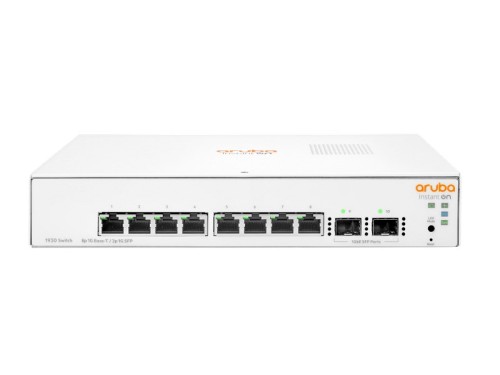 HPE Aruba Networking JL680A łącza sieciowe Zarządzany Gigabit Ethernet (10/100/1000) 1U Biały - 2444519