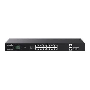 Tenda TEG1120P-16-150W łącza sieciowe Nie zarządzany Gigabit Ethernet (10/100/1000) Obsługa PoE