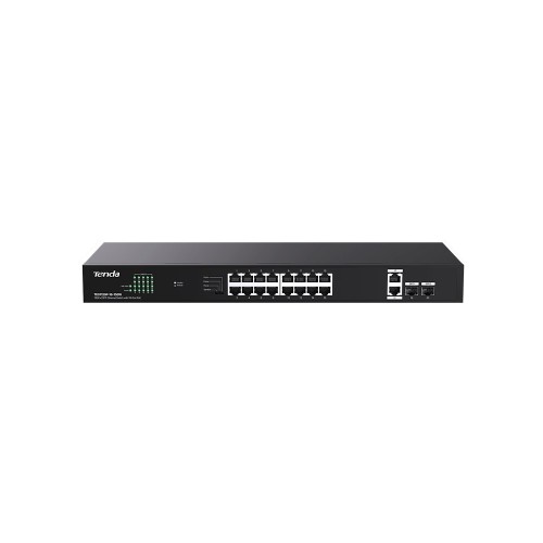 Tenda TEG1120P-16-150W łącza sieciowe Nie zarządzany Gigabit Ethernet (10/100/1000) Obsługa PoE - 2685568