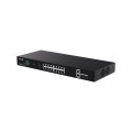 Tenda TEG1120P-16-150W łącza sieciowe Nie zarządzany Gigabit Ethernet (10/100/1000) Obsługa PoE - 2685566