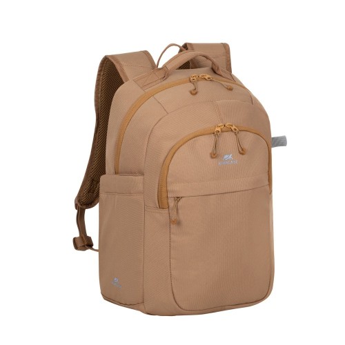 Plecak do notebooka 14" RIVACASE Aviva, beżowy, miejski, 16L, z materiału wodoodpornego - 2686249