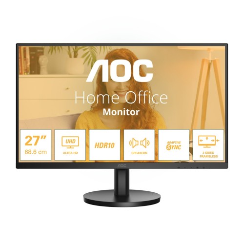 AOC B3 U27B3A monitor komputerowy 68,6 cm (27") 3840 x 2160 px 4K Ultra HD LCD Czarny - 2146342
