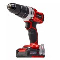 Einhell TE-CD 18/2 18750 RPM Zamek centralny 1,45 kg Czarny, Czerwony - 2149426
