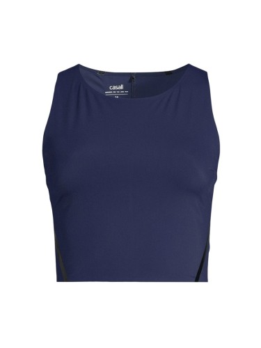 Top damski treningowy Casall Sculpture Top niebieski - L - 2685572